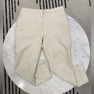 Ann Taylor Factory Khaki Cuffed Pants sz 10 Inseam 25” Flaw